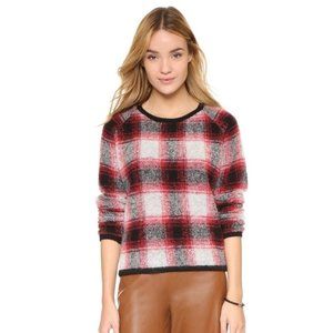 Scotch & Soda Maison Scotch Slouchy Plaid Sweater
